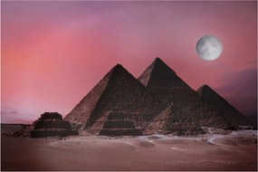 Obraz - Pyramídy Giza, Egypt (90x60 cm)