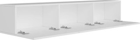 TV stolík NEXIRA 150 cm, biely