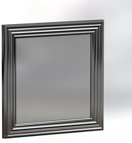 SADA 3x Nástenné zrkadlo OTTO 40x40 cm strieborná