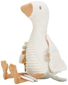 Hus plyšová s aktivitami Newborn Naturals