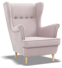 Kreslo VELO svetloružové