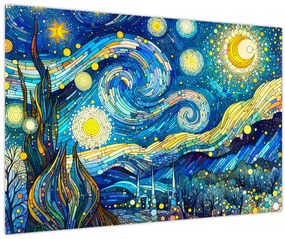 Obraz – Mozaika hviezdnej noci (90x60 cm)
