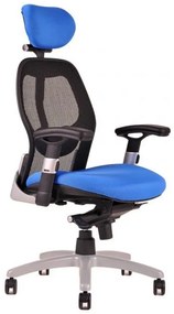OFFICE PRO Kancelárska stolička SATURN NET modrá