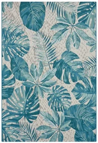 Koberec Flair Tropical Leaves tyrkysový
