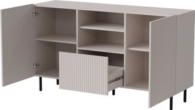 Komoda PAXOS KM-1 150 cm kašmírová/čierna