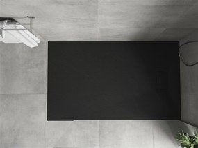 Mexen Hugo, SMC obdĺžniková sprchová vanička 140 x 80 cm, čierna matná, 42708014