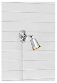 Nástenné svietidlo do zásuvky v striebornej farbe Tiny – Markslöjd