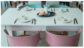 Tempo Kondela Jedálenský stôl, biela, 160x90 cm, TOMY NEW
