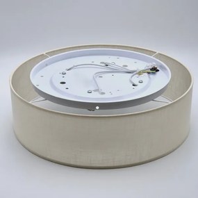 Stropné svietidlo SIRJA DOUBLE 4xE27/15W/230V pr. 45 cm krémová