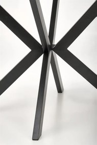 Rozkladací jedálenský stôl 100-250 cm Pepeera (mramor biely + čierna) (pre 6 8 osôb). Vlastná spoľahlivá doprava až k Vám domov. 1049335