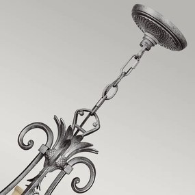 Hinkley HK-PLANT10-PL - Luster na reťazi PLANTATION 10xE14/40W/230V strieborná