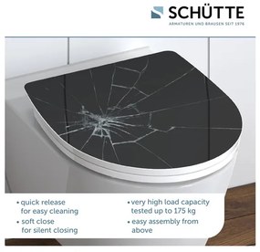 Schütte WC doska so spomaľujúcim mechanizmom (prasknuté sklo)  (100253145)