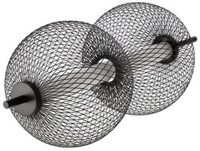 LED luster na lanku PUMA LED/10W/230V priemer 14 cm čierny