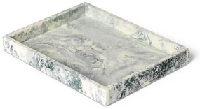 Ferm Living Podnos Mist Emerald Off-white 15 × 20 cm