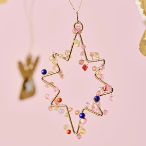 Ib Laursen Korálková ozdoba Coloured Star