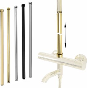 Predĺženie pre vaňovú/sprchovú súpravu REA ø 22 mm - 60 cm, zlatá kartáčovaná