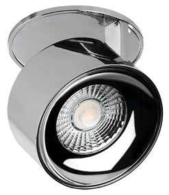 LED2 21507355DT KLIP zápustné bodové svietidlo nastaviteľné LED D77mm 11W/770lm 3000K TRIAC chróm