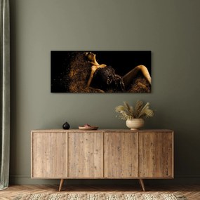 Obraz - Žena zo zlata (120x50 cm)
