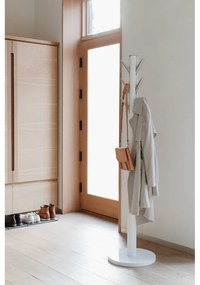 Biely vešiak z kaučukového dreva Flapper - Umbra