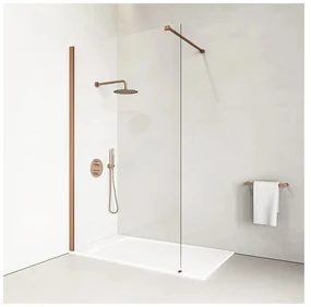 Walk-in Rose Gold sprchová stena 90, 200cm, 8mm