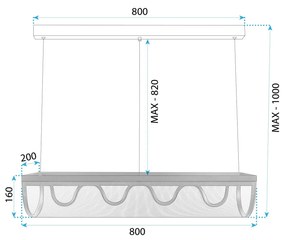 Toolight Toolight, LED stropné svietidlo 27W APP1409-CP, čierna, OSW-063952