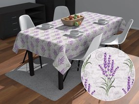 Biante Dekoračný obdĺžnikový obrus PML-033 Provence levandule 100x140 cm