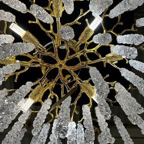 Zuma Line MD3720-1-EGN - Luster na lanku DIJON 8xG9/3,5W/230V zlatá