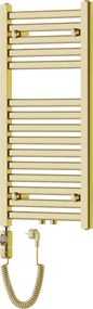 Mexen Hades, elektrické vykurovacie teleso 800 x 400 mm, 300 W, zlatá lesklá, W104-0800-400-2300-50