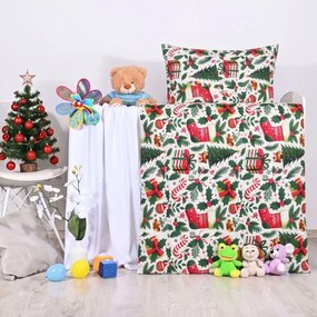 Vianočné obliečky Holly Jolly EMI, Detský set 90x130 + 45x65