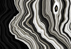Fototapeta - Čierny mramor (147x102 cm)