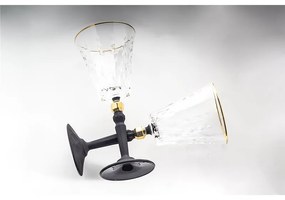 BOHEMIA PRESTIGE CONTE BLACK POHÁR NA VÍNO 260ML SADA 6 KS