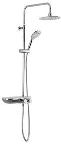 Sprchový systém SAT s termostatickou batériou biela/chróm SATSSTKP, 1 ks