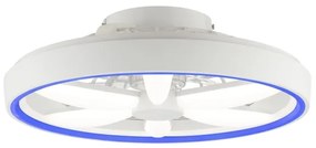 Brilliant - LED RGBW Stropný ventilátor so svetlom GAIANO LED/48W/230V biela + DO