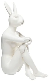 Gangster Rabbit dekorácia biela