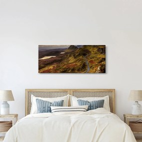 Obraz škótskych hôr (120x50 cm)