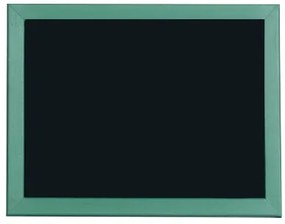 Toptabule.sk KRTCL01 Čierna kriedová tabuľa v zelenom drevenom ráme 100x200cm / magneticky
