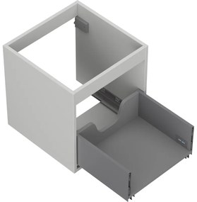 Mexen Box-A, závesná skrinka 45 cm, 1 zásuvka, sivá matná, 91AX0-0450-470-1-62