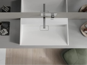 Mexen Ava umývadlo na dosku z konglomerátu B/O 80 x 46 cm, biele - 23018000
