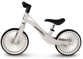 Kidwell NIX detský balančný bicykel – ľahký nylonový rám, PU kolesá 29 cm (sivý)