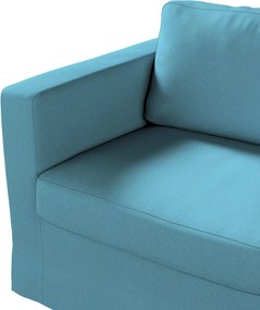 Poťah na sedačku Karlstad (nerozkladací, 2-miestny, dlhý) farba produktu modrá látka zapletaná