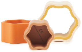 Bieco - Silikónová stohovacia kvetina - Chocolate Bliss