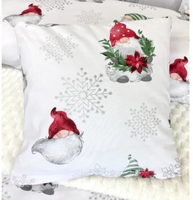 INTERMEDIC SK Zimný škriatok – vankúšová vianočná obliečka 40x40 cm, 100% bavlna
