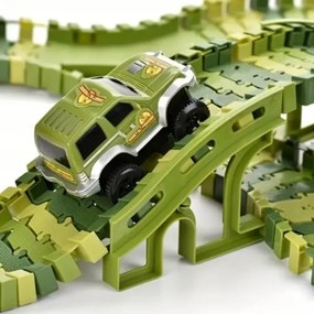 Dinosauria mega autodráha 240 dielikov