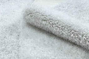 Sada kúpeľňových koberčekov SYNERGY glamour / lurex, biela