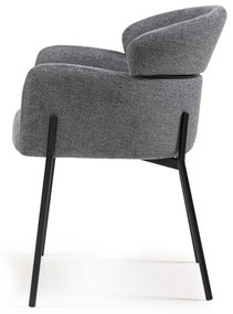 Jídelní křeslo GRANDA šedé