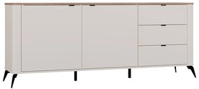 Komoda CORDOBA 2D3S kašmír/dub Castello