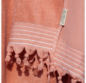 Plážová osuška WALRA koralová 90 x 180 cm, 100% bavlna