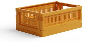 Made Crate Skladacia prepravka Mustard - mini