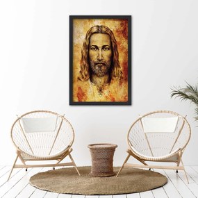 Gario Plagát Turínske plátno tvár Ježiša Krista Farba rámu: Bez rámu, Rozmery: 40 x 60 cm