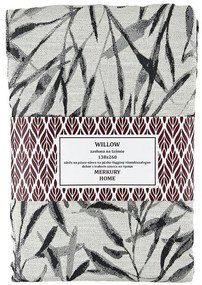 Záves Willow šedá na páske 138x260